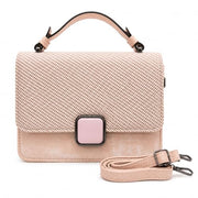 Alter Compact Crossbody Sling Bag for Women, Blush Pink | Textured Woven Flap, Detachable Sling Strap, Secure Zip Compartment, Structured Top Handle, Smooth Inner Lining|B0HBN8YSDL thumbnail