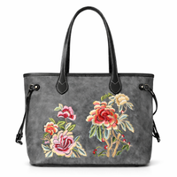Women’s Floral Embroidered Tote Bag – Premium Everyday Carry