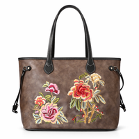 Women’s Floral Embroidered Tote Bag – Premium Everyday Carry