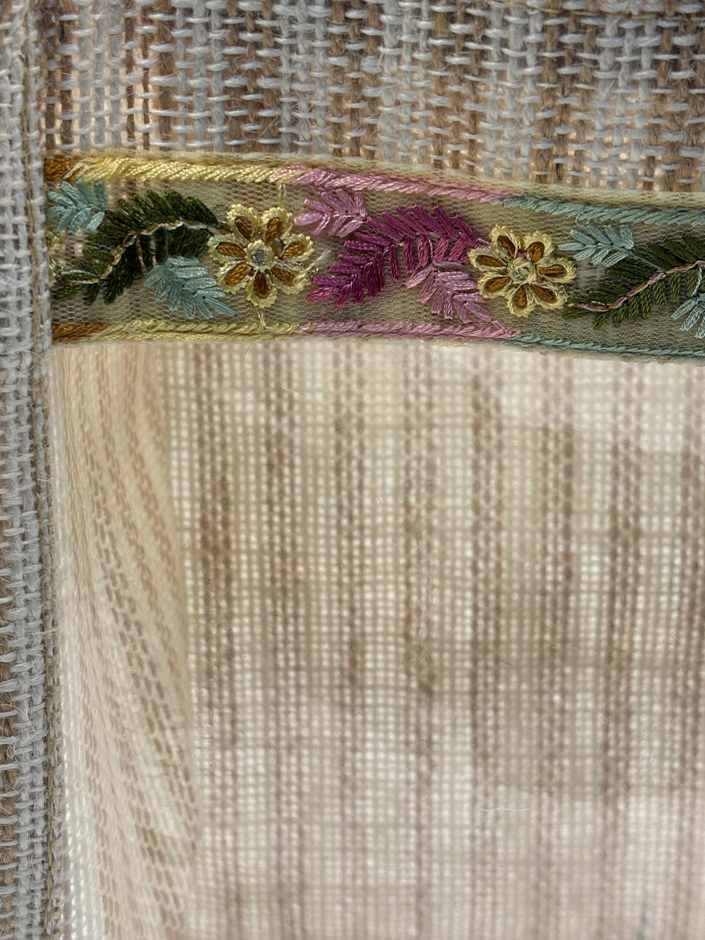 The Royal Lace Jute Hamper with Window – Luxury Trousseau Tote