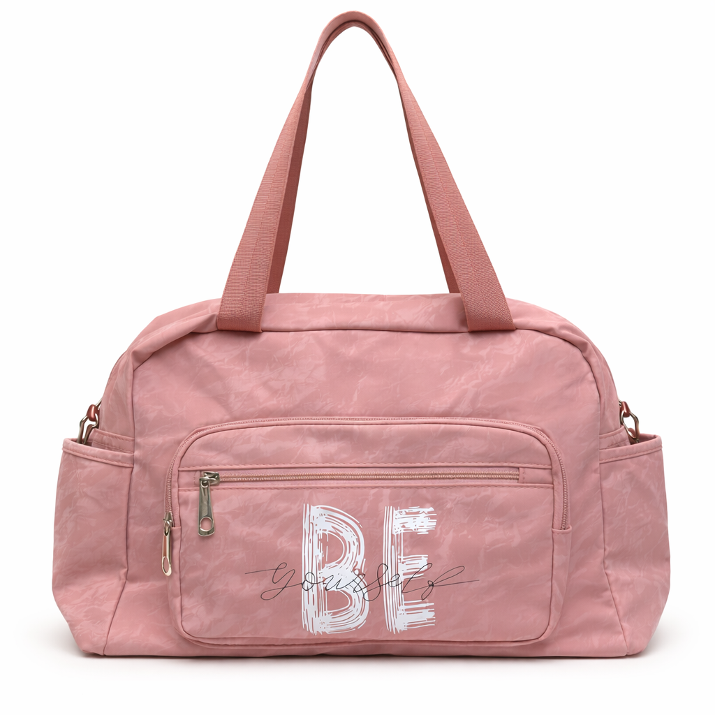 Premium Travel Duffel Bag for Women | Lightweight Weekend & Gym Carry Bag with Front Zip Pocket