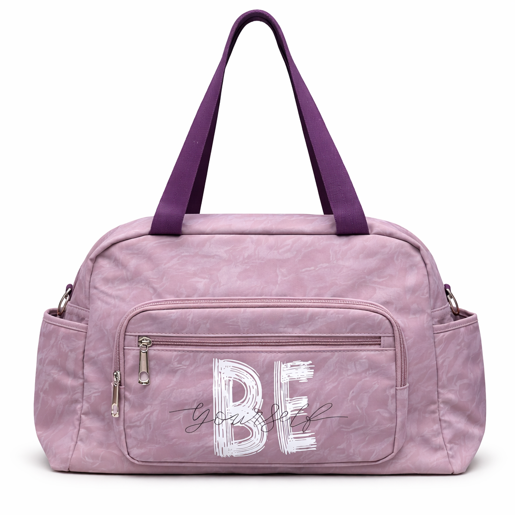 Premium Travel Duffel Bag for Women | Lightweight Weekend & Gym Carry Bag with Front Zip Pocket