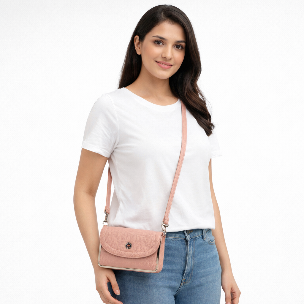 Elegant Structured Cross-Body Sling Bag for Women | Compact, Stylish & Everyday Essential